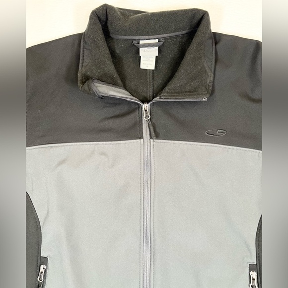 CHAMPION Vintage Men’s Long Sleeve Full Zip Fleece Jacket Medium Athletic Wear - Picture 3 of 11